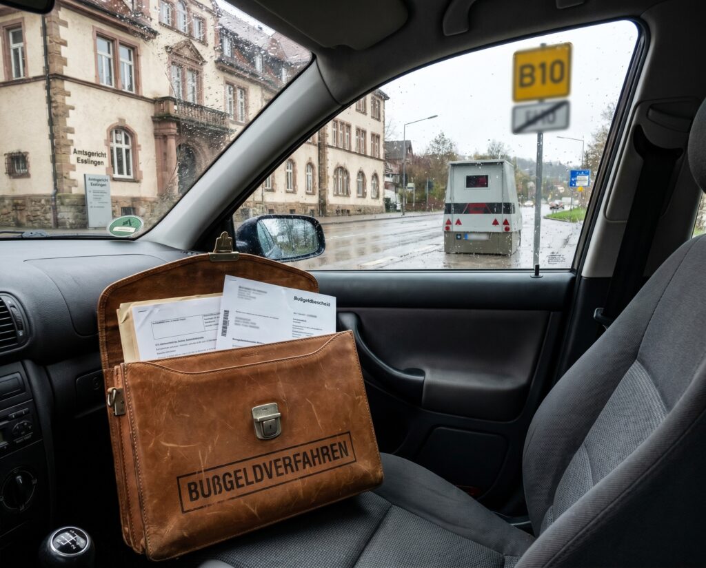 Amtsgericht Esslingen stellt Bußgeldverfahren nach Blitzer-Verwechslung ein